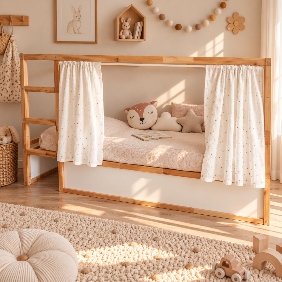 Rideaux lit Kura IKEA - Blanc OR