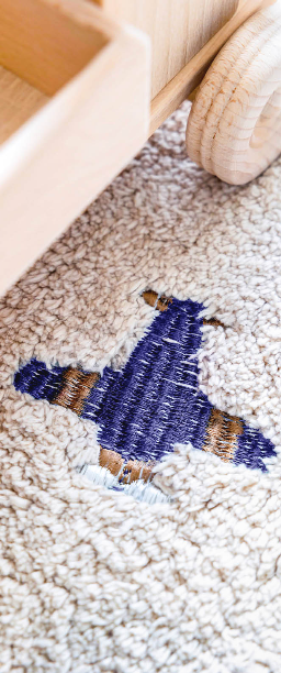 Tapis enfant motif Avion