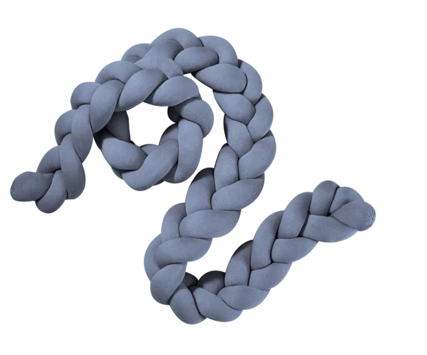 Tresse de lit Bleu 180cm