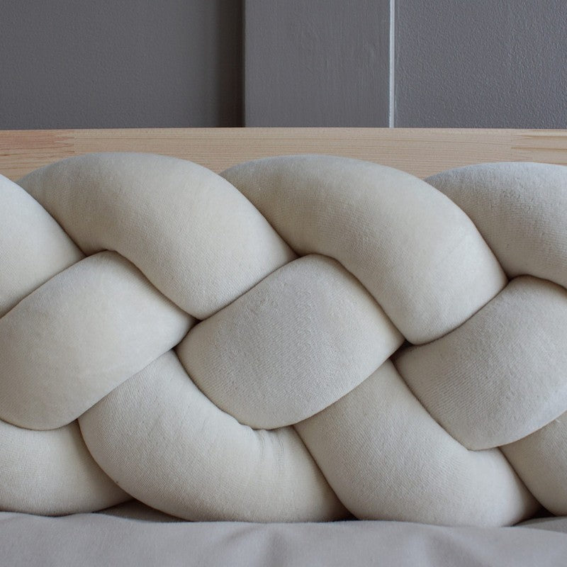 Tresse de lit 4 brins Beige clair 240cm