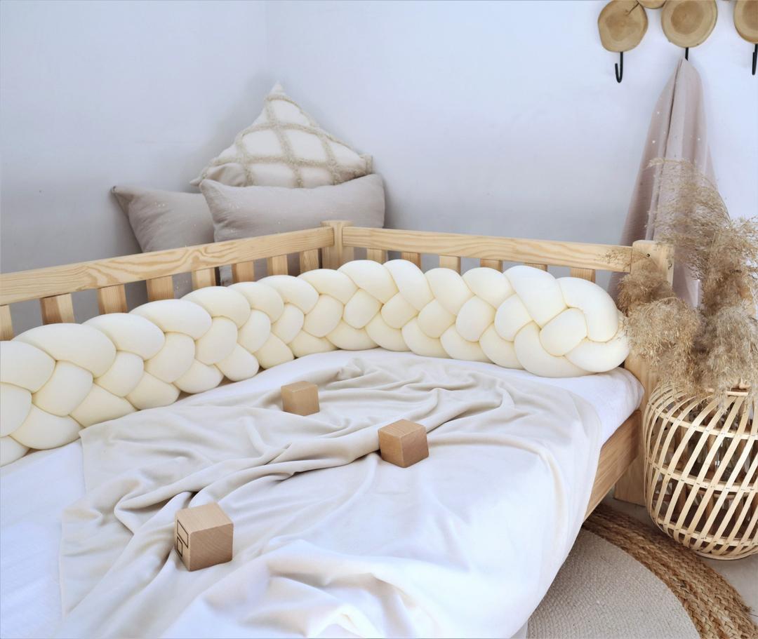 Tresse de lit 4 brins Ecru 240cm