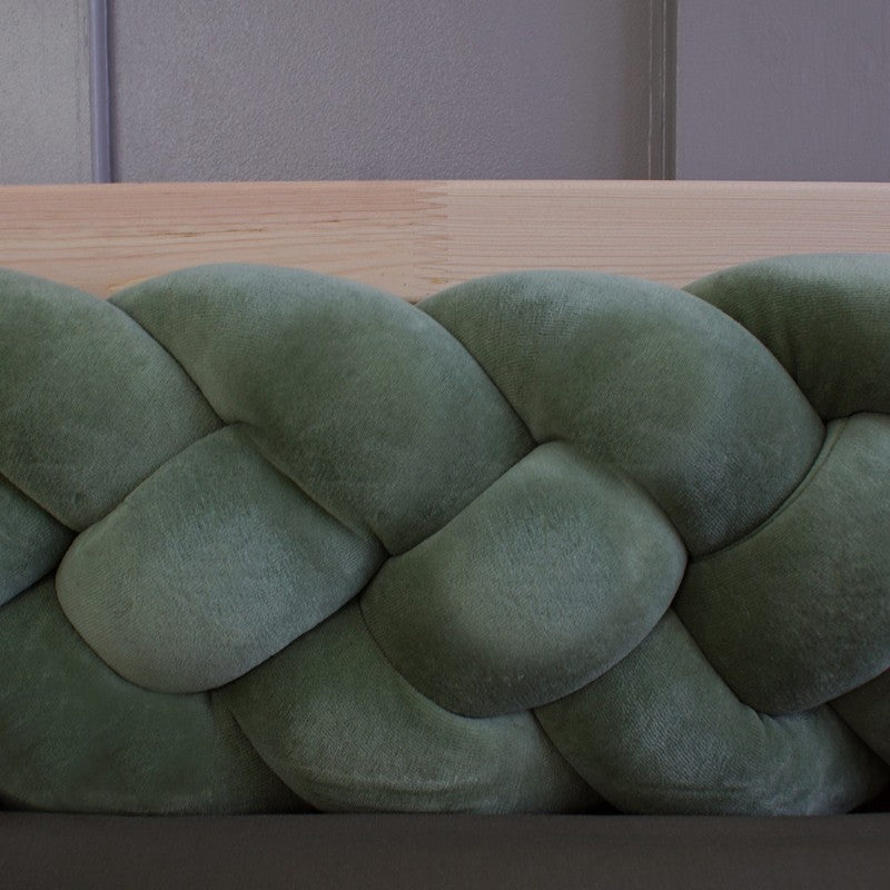 Tresse de lit 4 brins Vert 200cm