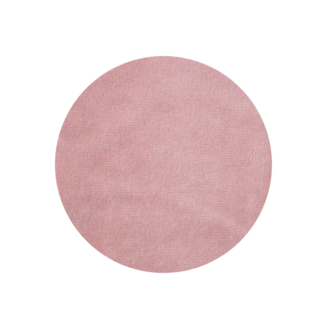 Roze en witte bedvlecht 300cm