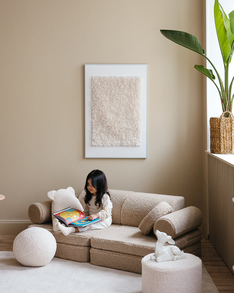 Fauteuil enfant Teddy bouclette