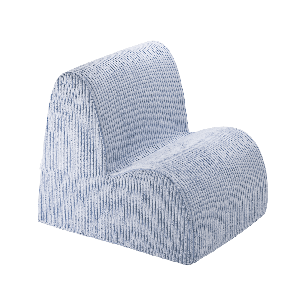 Fauteuil velours Bleu