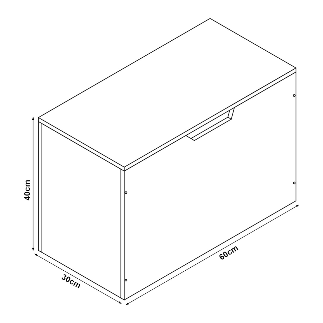 Coffre à jouets de rangement Océan