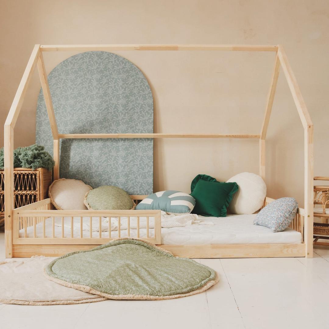 Grand lit cabane Montessori Pia 120x200cm