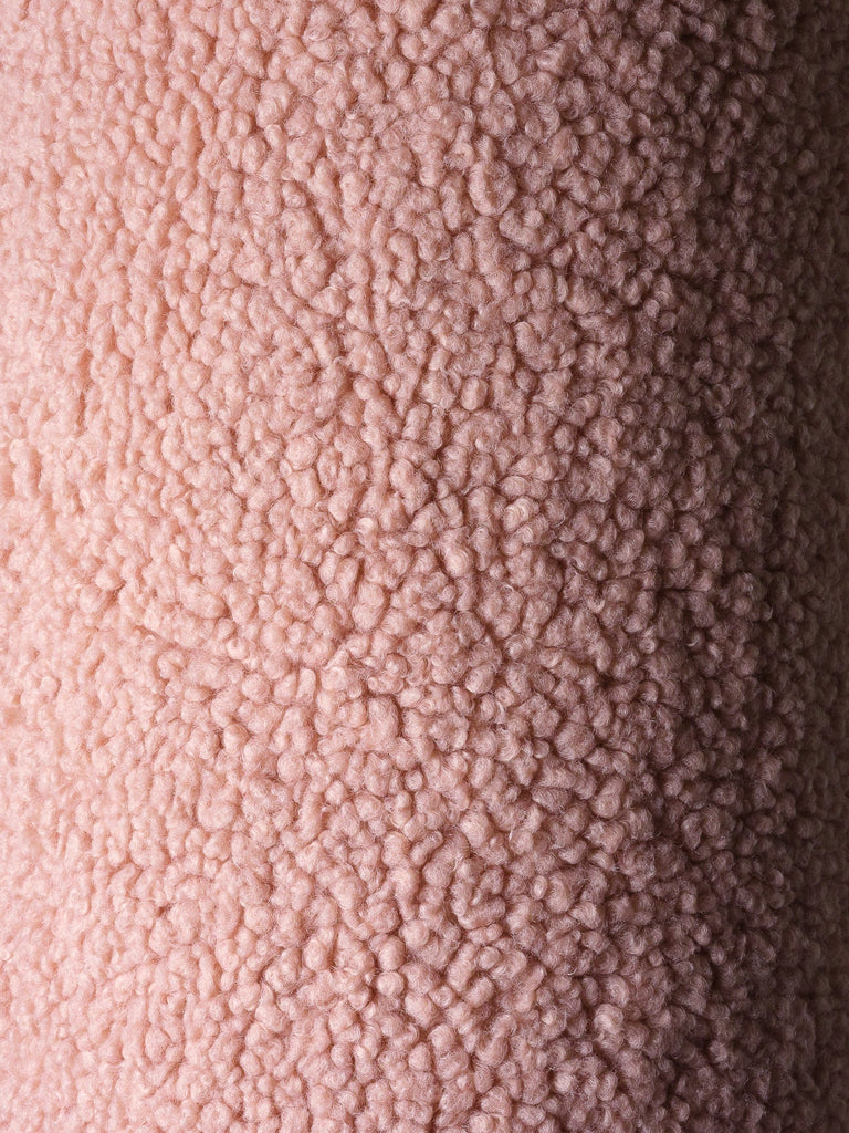Fauteuil enfant ourson Teddy bouclette Rose