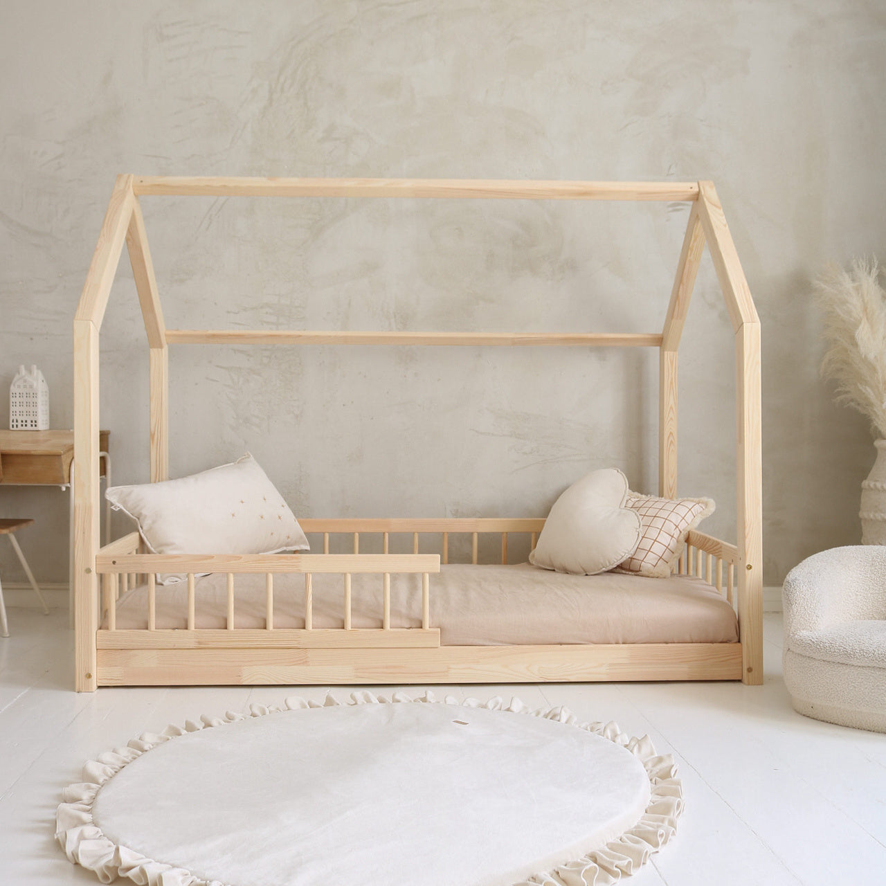 Cabinebed met barrière Ivan 70x140cm