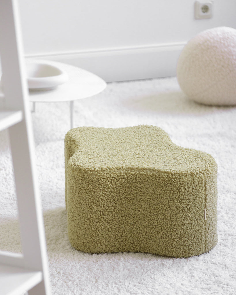 Pour enfant Teddy bouclette Vert pistache