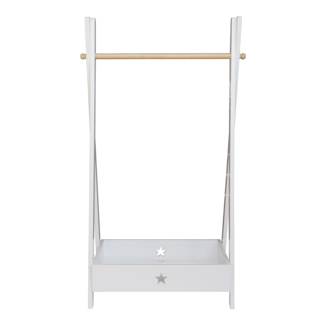 Portant à vêtements enfant + rangement