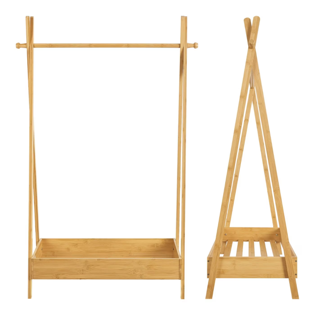 Portant à vêtements enfant + rangement