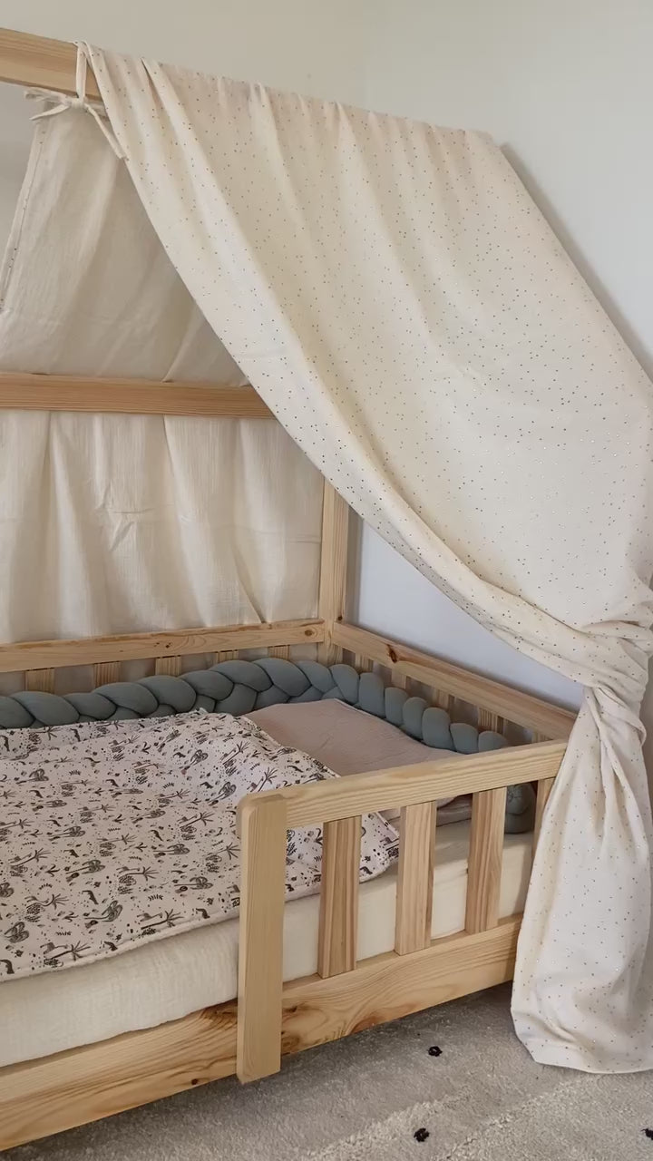 Cabine bedhemel Ecru