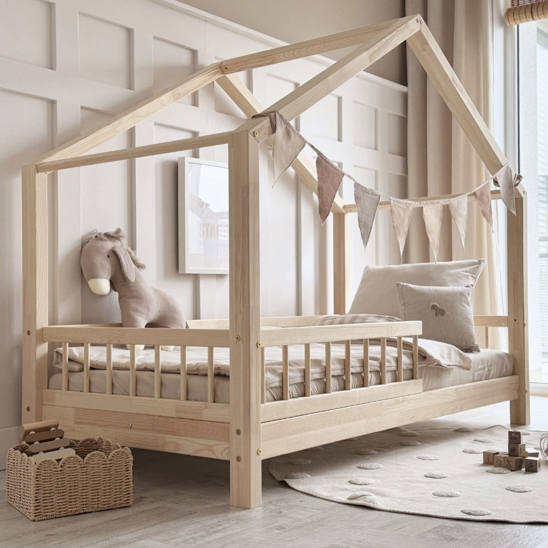 Lit cabane Prune 80x160cm
