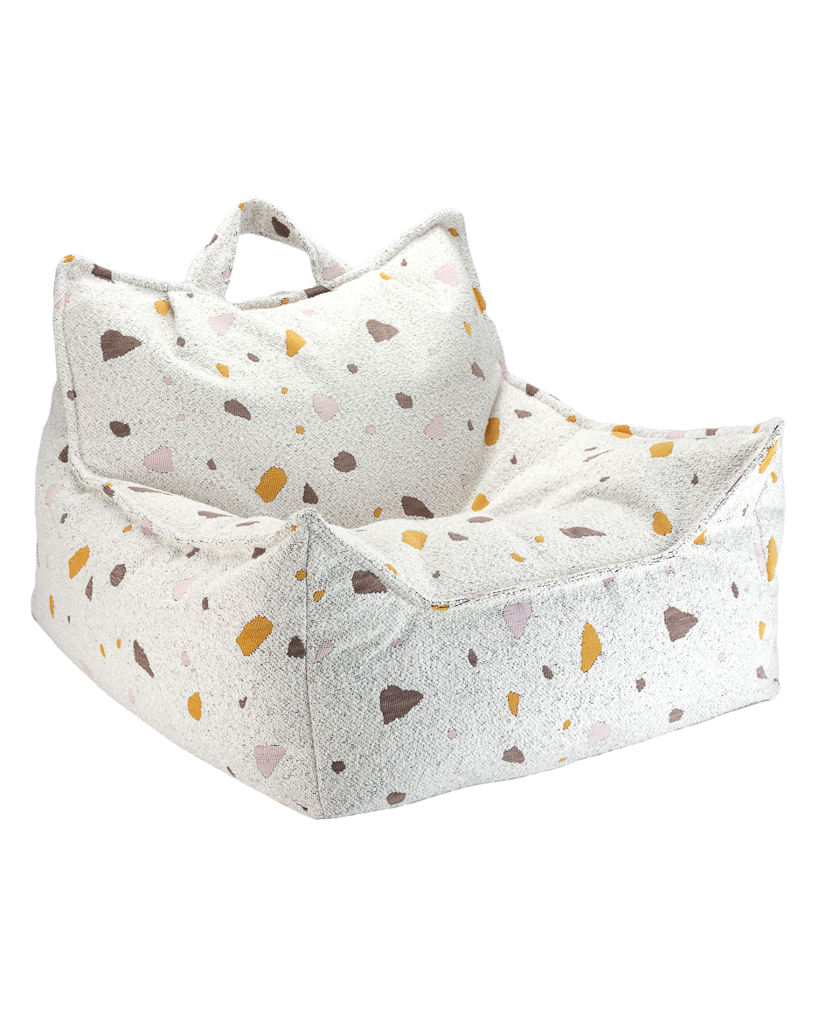 Fauteuil enfant Teddy bouclette Terrazzo