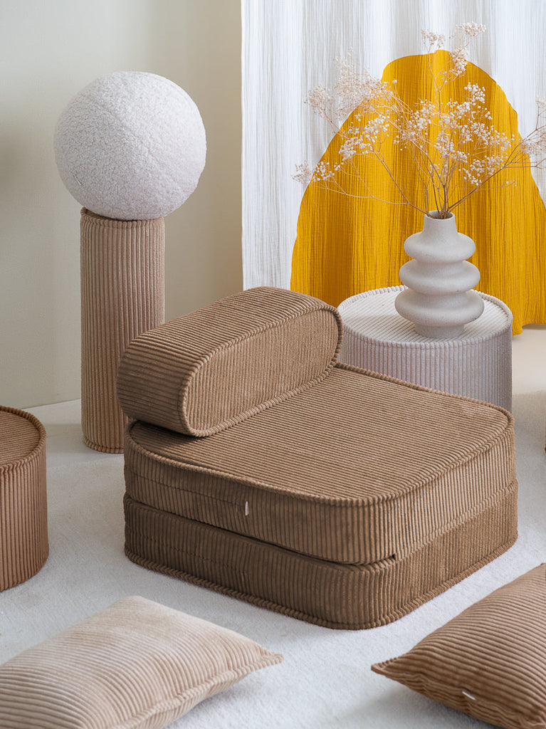 Fauteuil chauffeuse Caramel