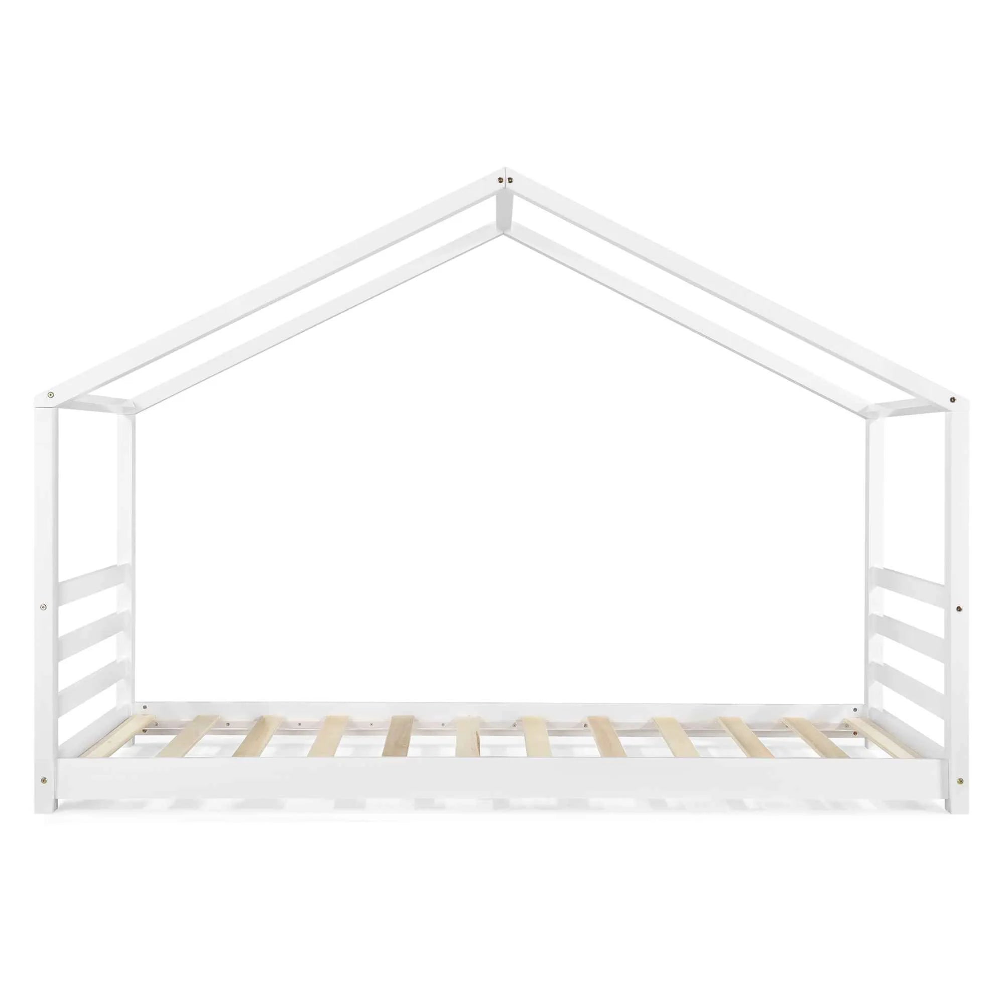 Lit cabane Montessori - 90x200cm - Blanc
