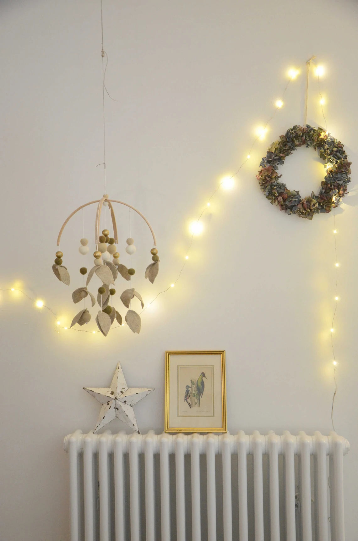 Mobiel Montessori naakt Beige & goud