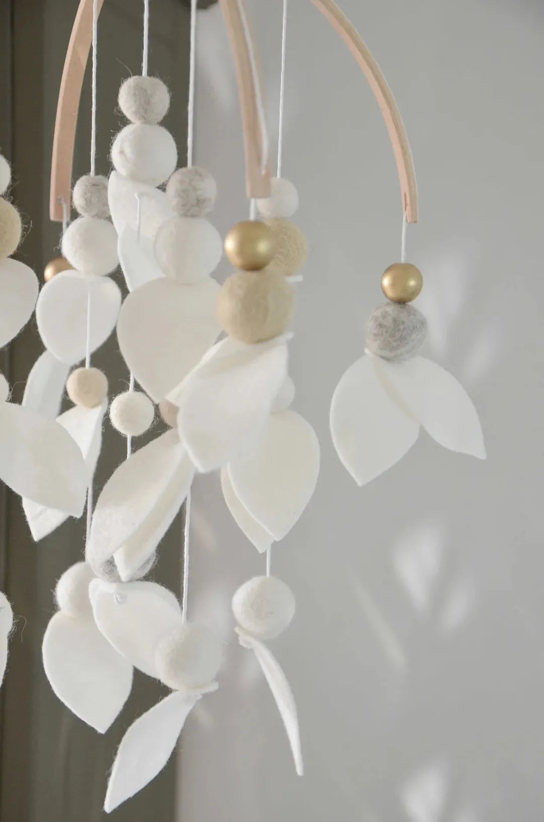 Mobile fait-main Blanc & beige