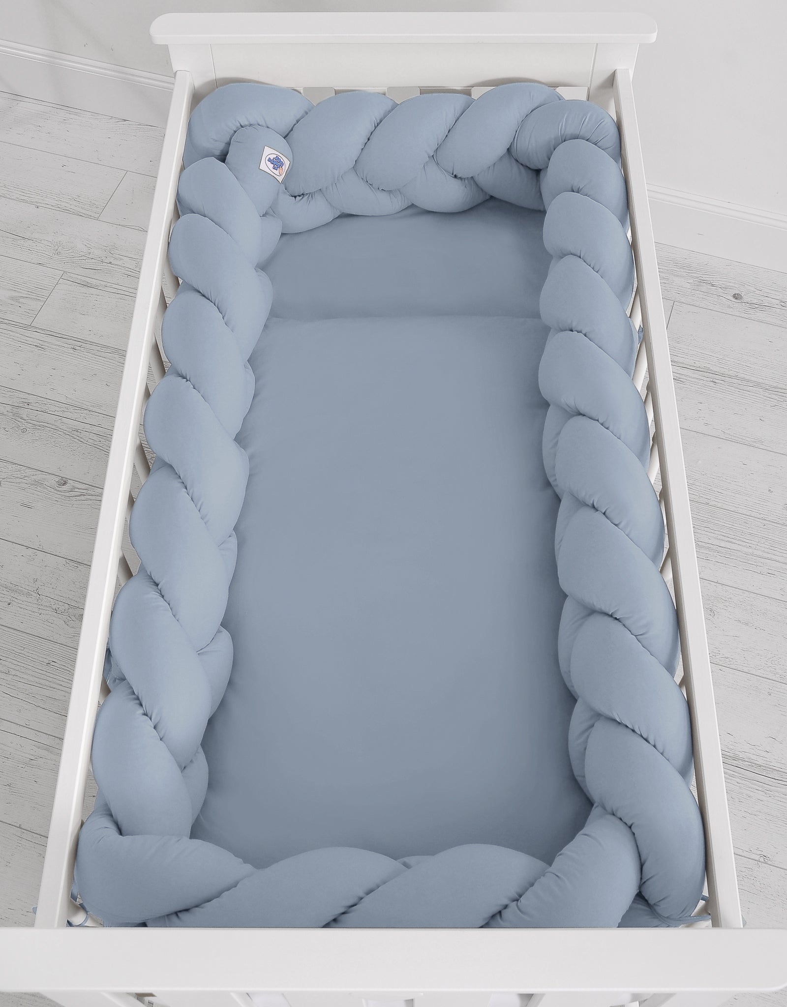 Grote XXL bedvlecht Pastelblauw
