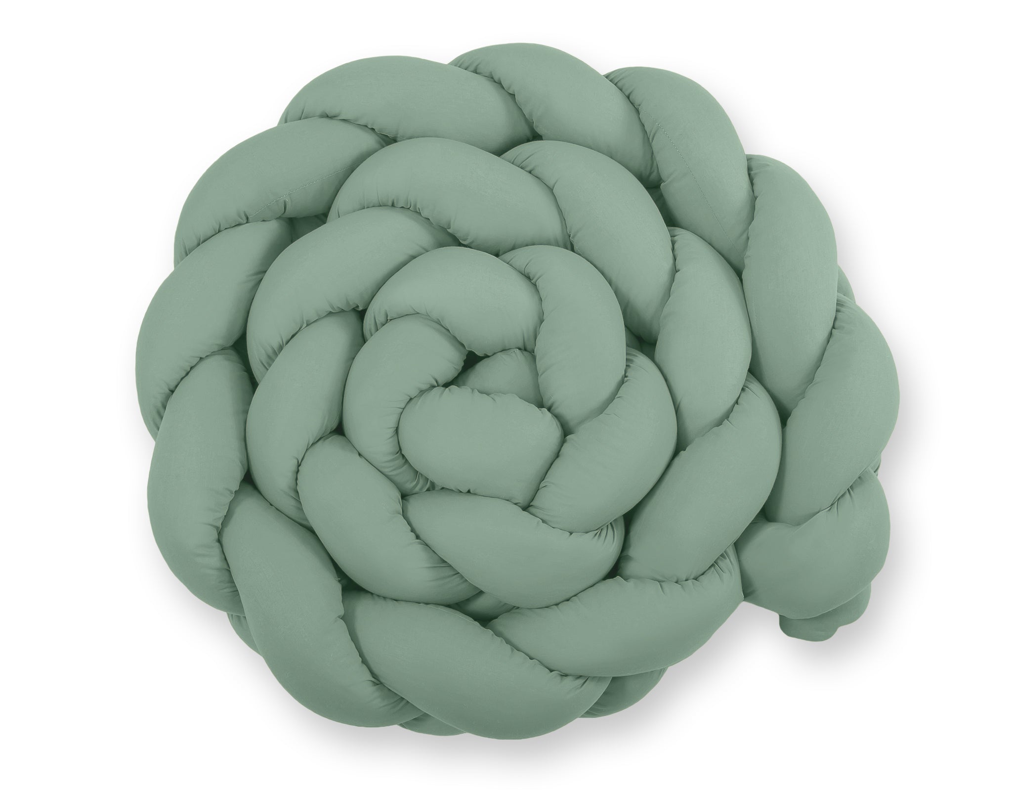 Grote XXL bedvlecht Pastelgroen