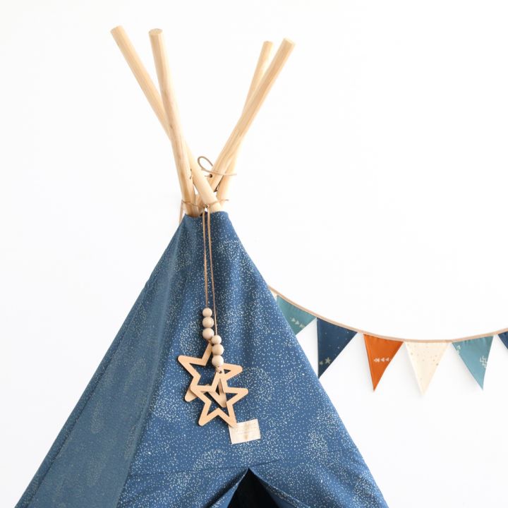 Nobodinoz Phoenix Bubble nachtblauwe tipi