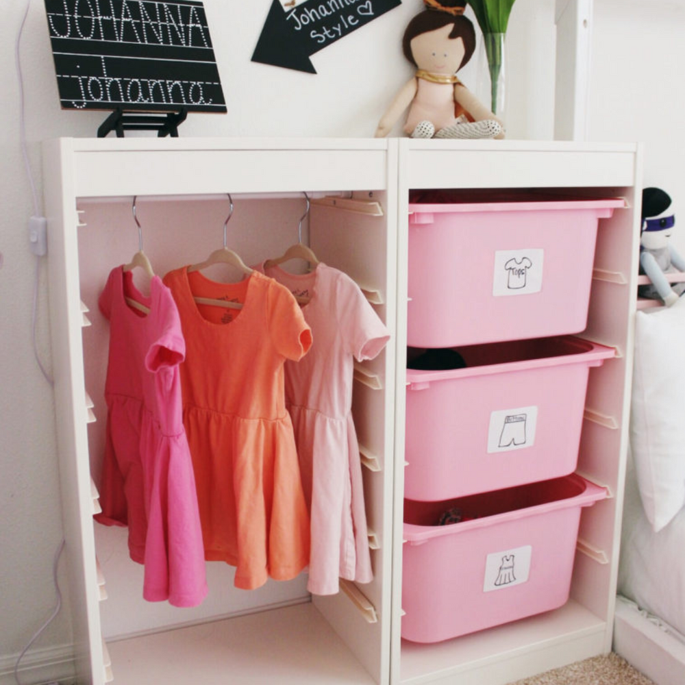 Créez-lui une armoire Montessori à partir des TROFAST d'IKEA!