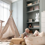 Chambre enfant beige nude