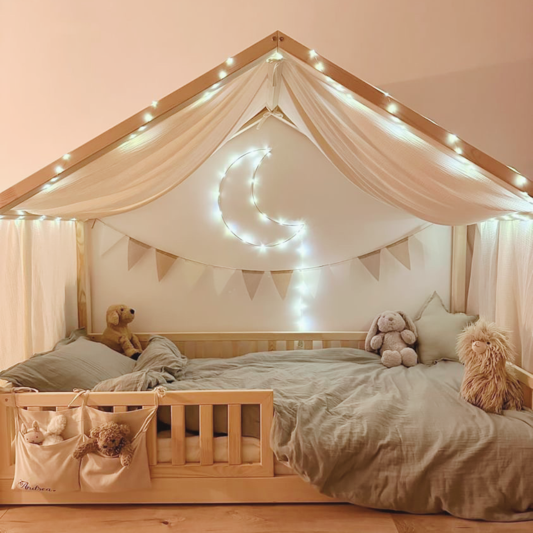 Ciel de lit cabane
