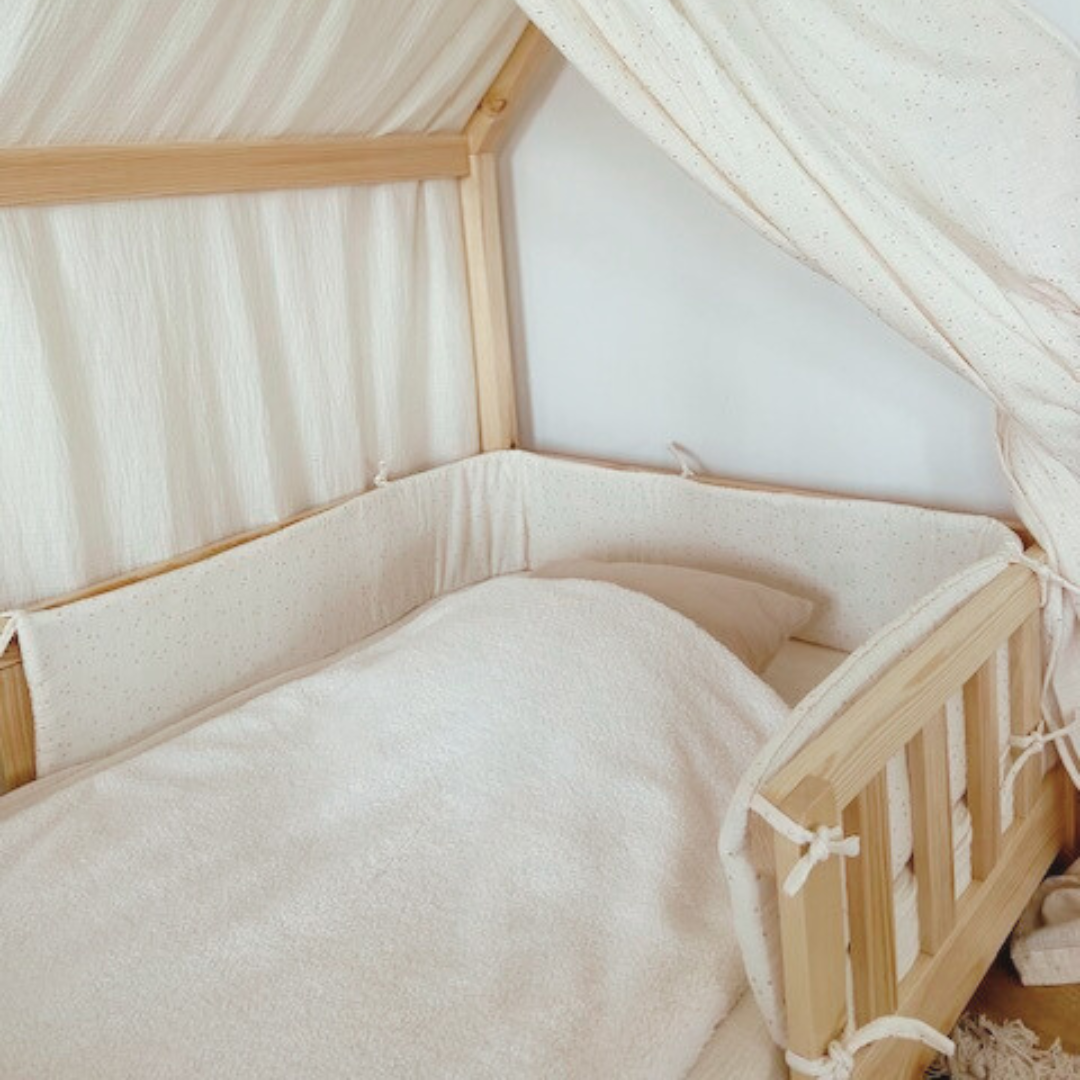 Tour de lit cabane