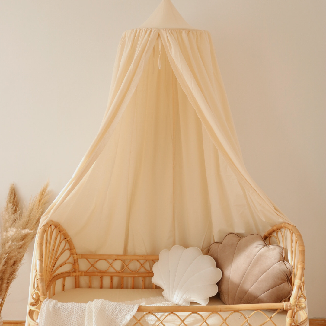 Ciel de lit en gaze de coton