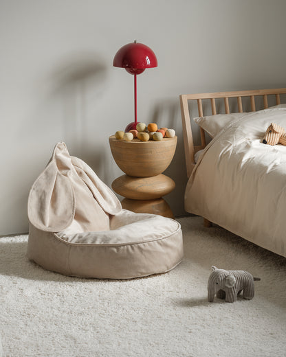 Konijn kinderfauteuil Beige