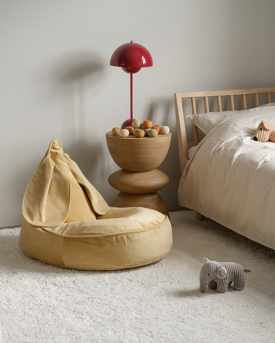 Konijnenfauteuil Mosterdgeel
