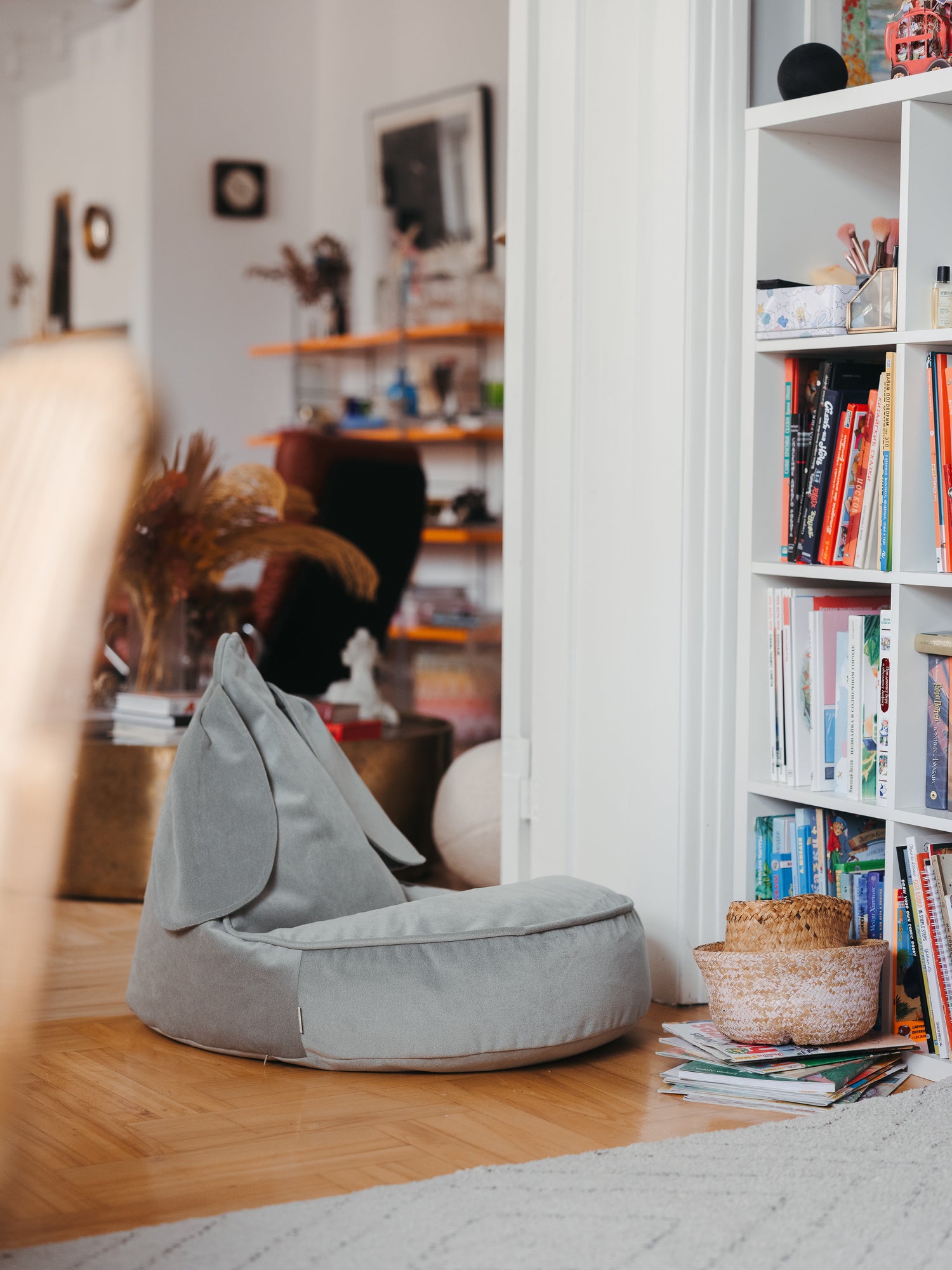 Konijn fauteuil Mintgroen