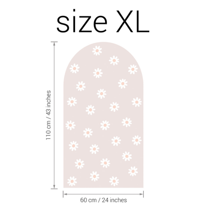 Sticker arche Fleur Rose Pâle