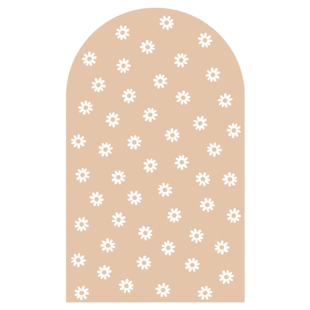 Sticker arche Fleur Camel