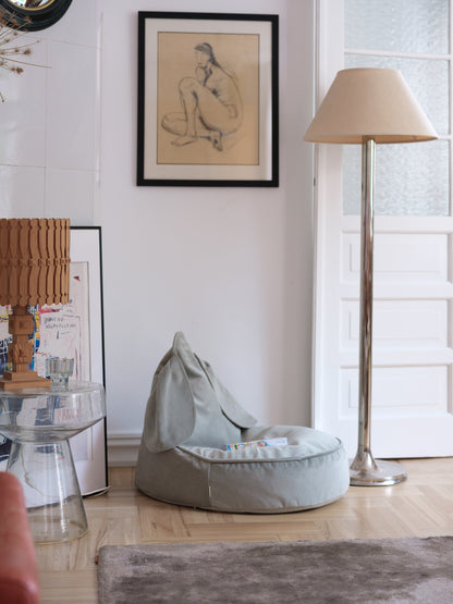 Konijn fauteuil Mintgroen