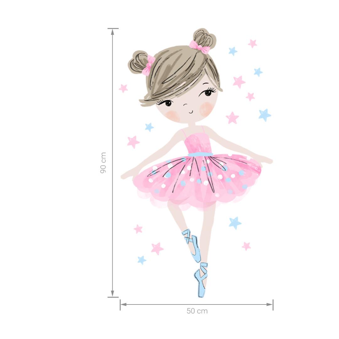 Stickers Muraux Ballerine
