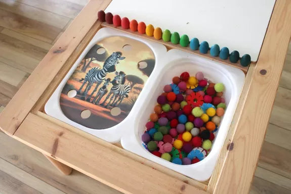 Couvercle bois rangement TROFAST