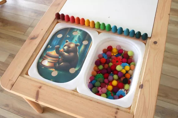 Couvercle bois rangement TROFAST