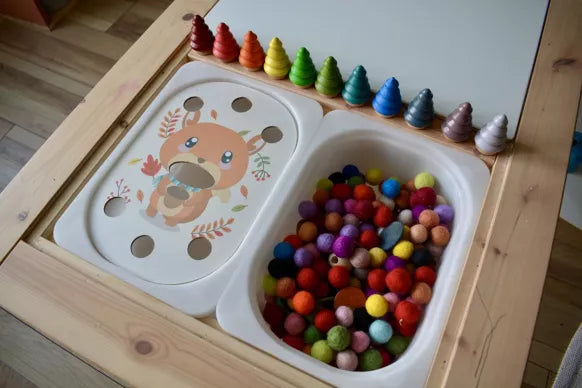 Couvercle bois rangement TROFAST