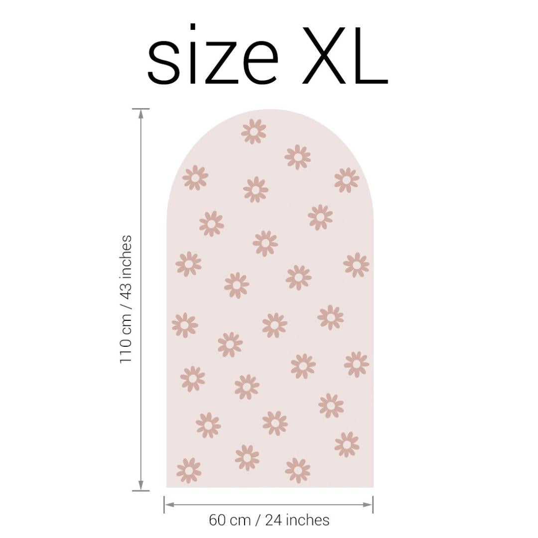 Sticker arche Fleur Rose