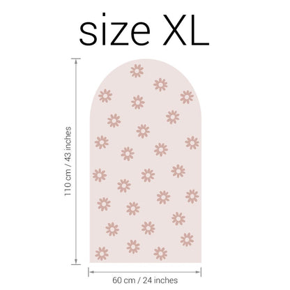 Sticker arche Fleur Rose