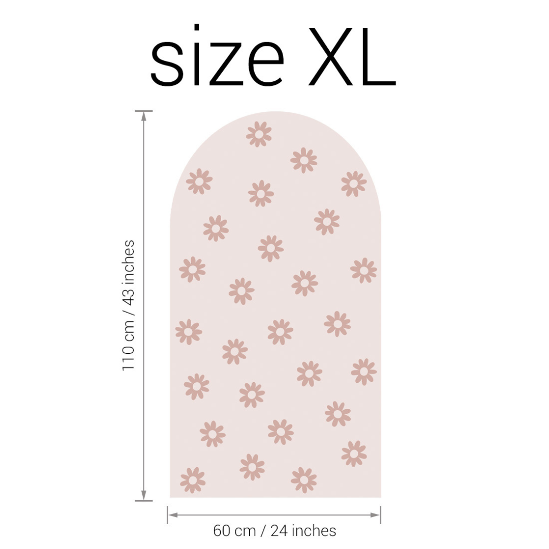 Sticker arche Fleur Rose
