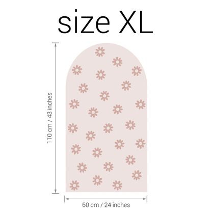 Sticker arche Fleur Rose