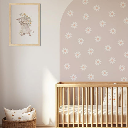 Sticker arche Fleur Rose Pâle