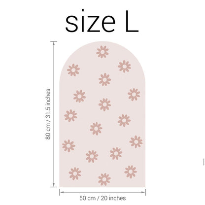 Sticker arche Fleur Rose