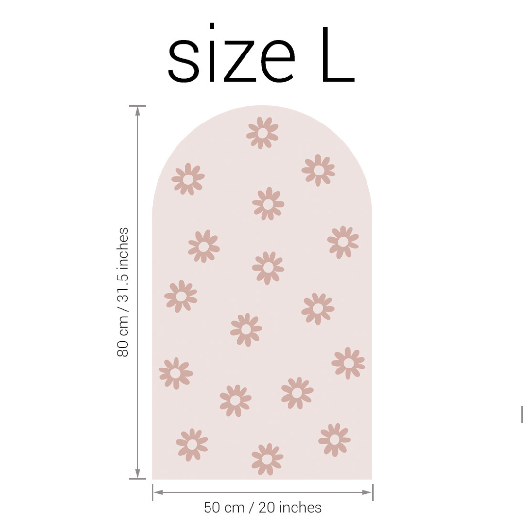 Sticker arche Fleur Rose