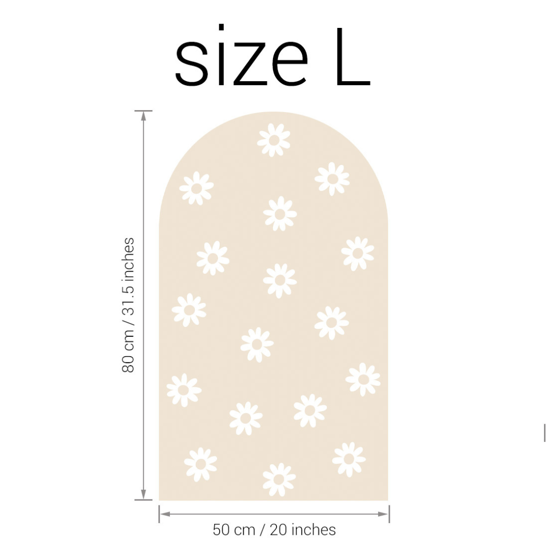 Sticker arche Fleur Beige
