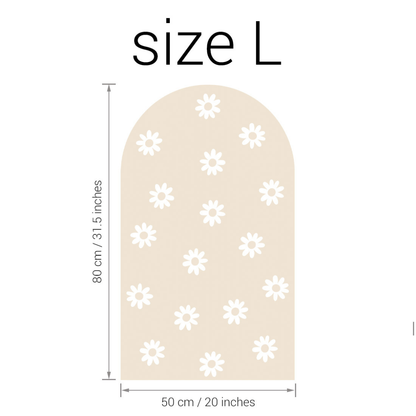 Sticker arche Fleur Beige